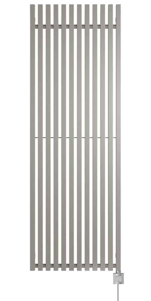 Image of Terma Triga E Wall-Mounted Oil-Filled Radiator Metallic Stone 1000W 580mm x 1700mm 