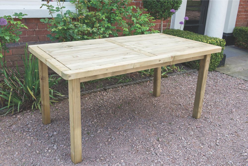 Image of Forest Rosedene Garden Table 1600mm x 900mm x 760mm 