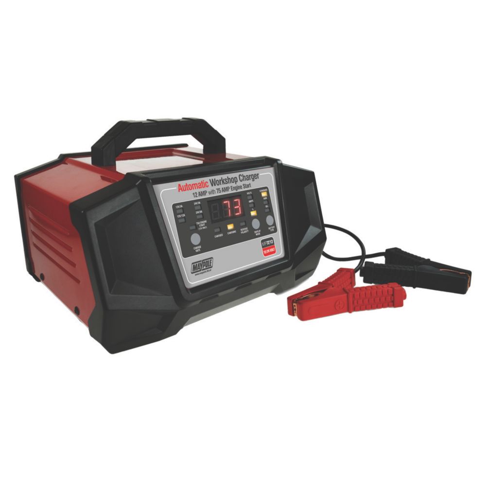 Image of Maypole MP7212 3A Automatic 12/24V Smart Charger with Start Assist 12V 
