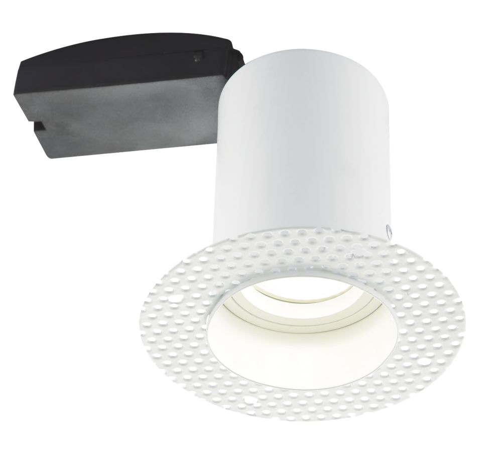 Image of LAP Eclipse Fixed Fire Rated Plaster-In Downlight White 