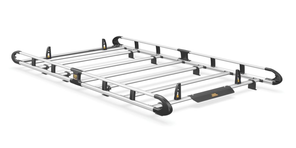 Image of Van Guard Renault Trafic 2001 - 2014 Roof Rack - 7-bar ULTIRack+ L1 H1 Twin Door 