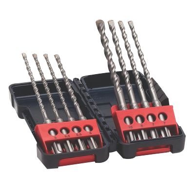 Image of Bosch SDS Plus Shank Tough Box Hammer Drill Bit Set 8 Pcs 