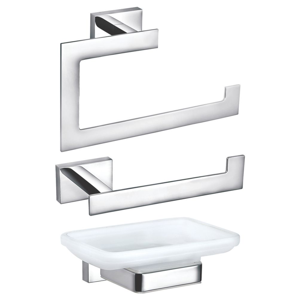 Image of Aqualux York Cloakroom 3 Piece Set 