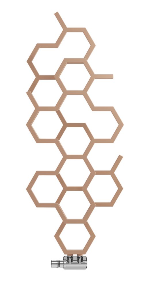 Image of Terma Hex Designer Radiator 1200mm x 486mm Copper 1180BTU 