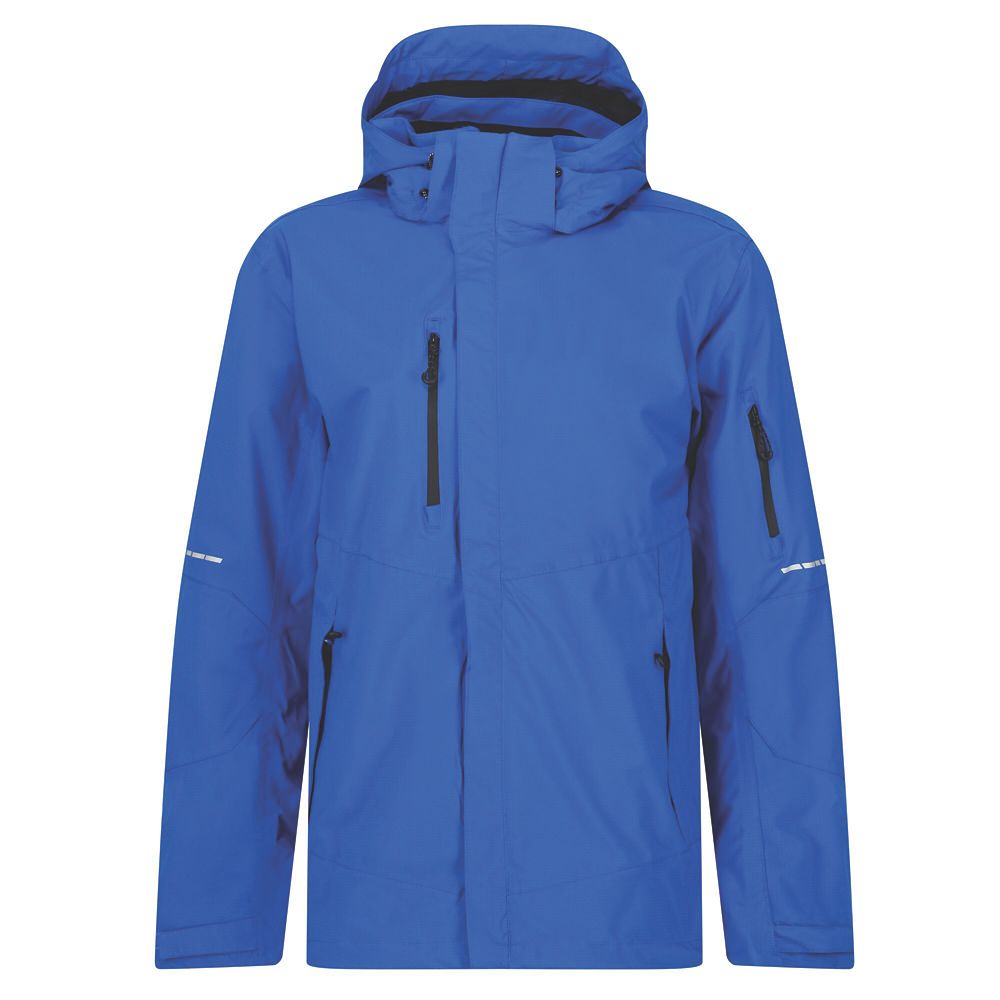 Image of Regatta Exosphere II Waterproof Shell Jacket Oxford Blue / Black XX Large Size 47" Chest 