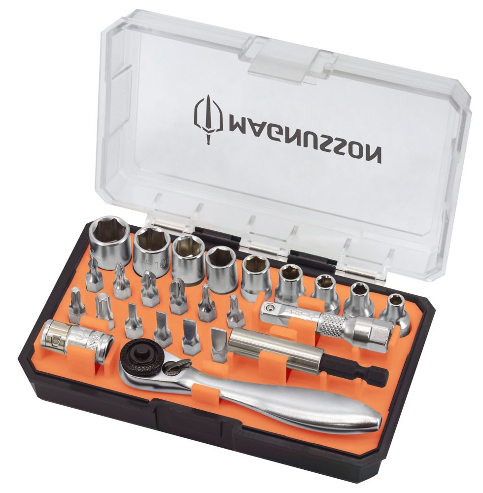 Image of Magnusson 1/4" Drive Socket Set 25 Pieces 