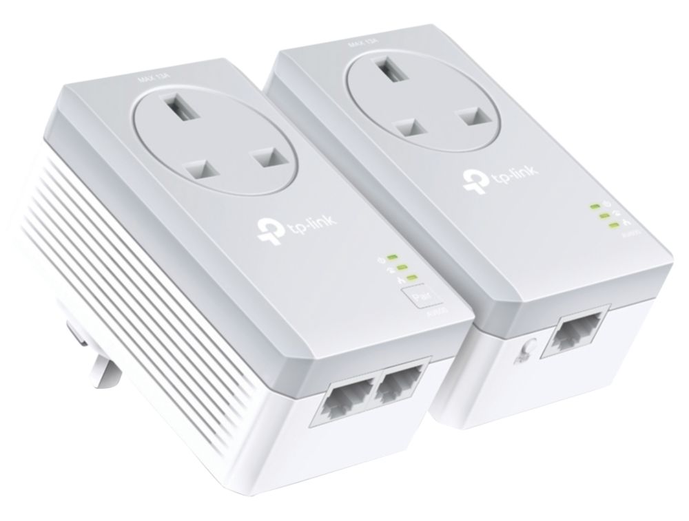 Image of TP-Link TL-PA4022P KIT AV600 2-Port Powerline Starter Kit 