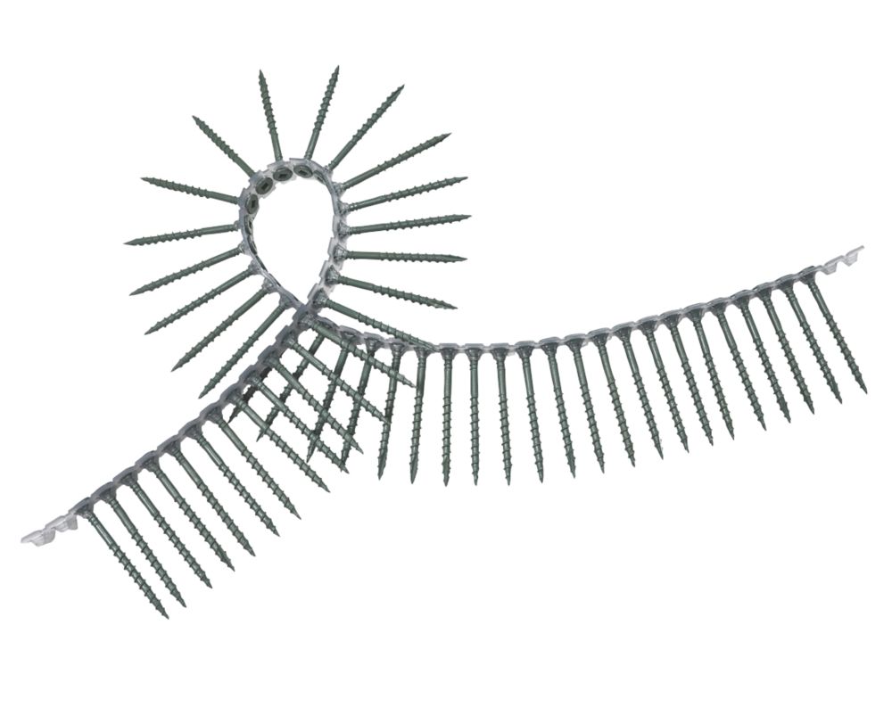 Image of Senco Square Countersunk Coarse Thread Collated Thread-Cutting Decking Screws 4.5mm x 65mm 1000 Pack 