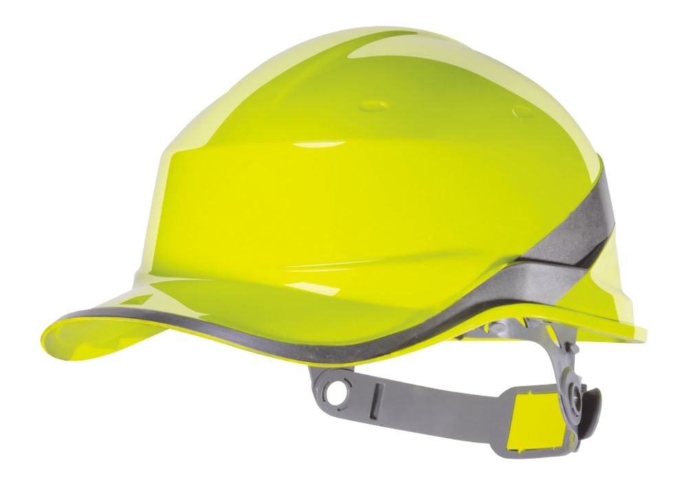 Image of Delta Plus Diamond V Reversible Safety Helmet Yellow 