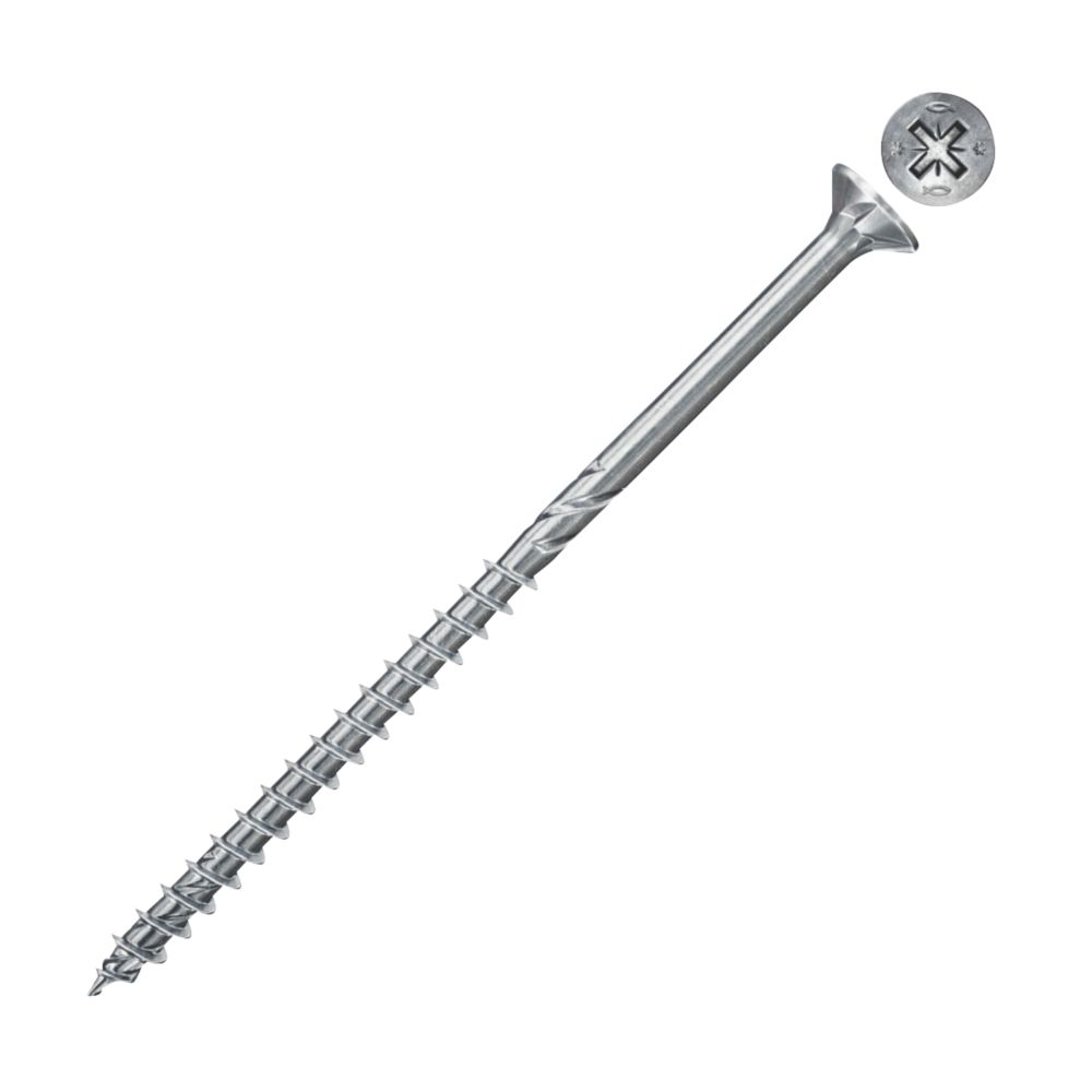 Image of Fischer Power-Fast PZ Double-Countersunk Self-Drilling Screws 5mm x 100mm 100 Pack 