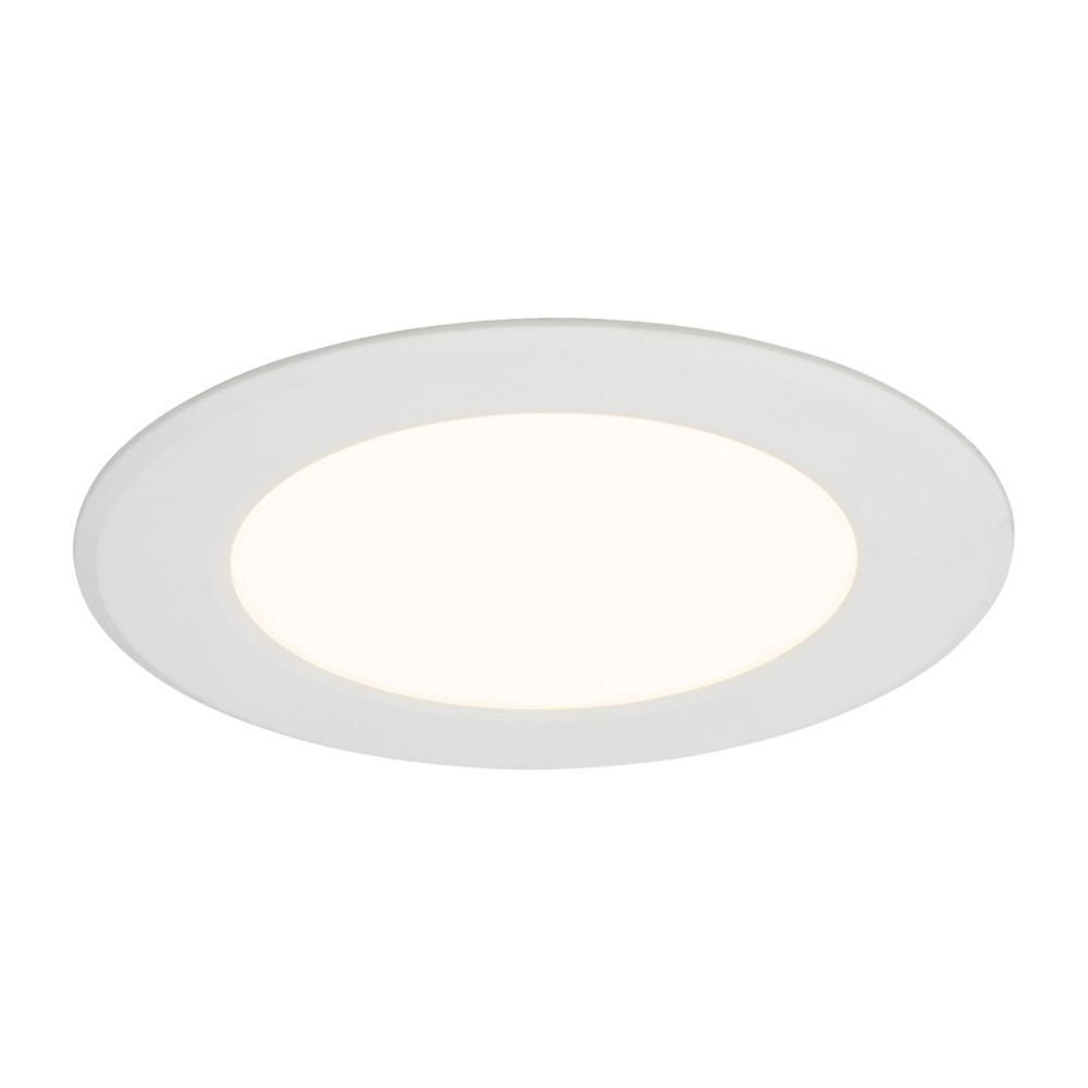 Image of 4lite Fixed LED Slim Downlight White 8W 750lm 