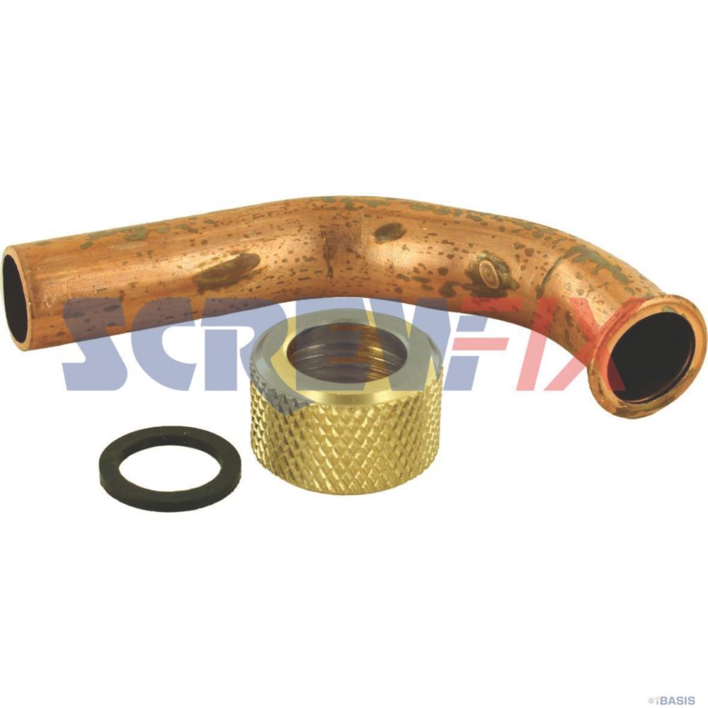 Image of Worcester Bosch 8716121499 ASSEMBLY PRV INSTALLER CONNECTION ELBOW 