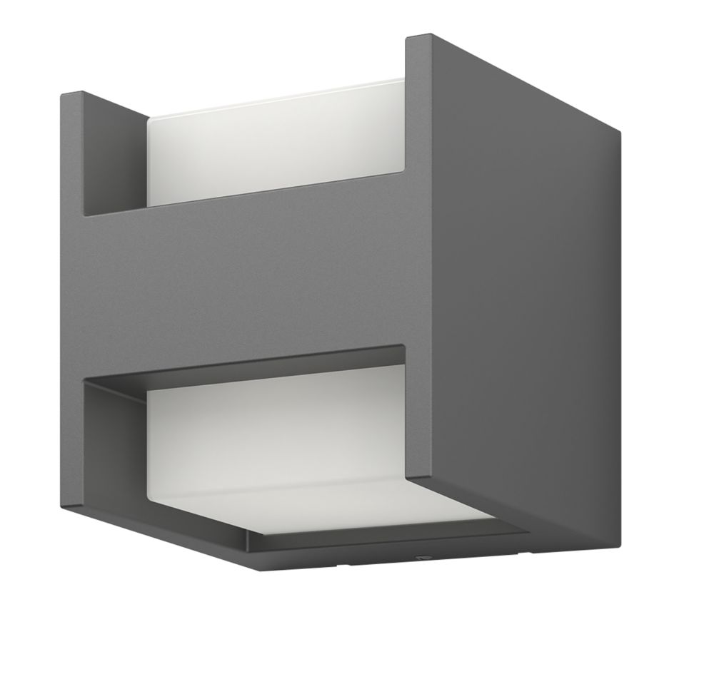Image of Philips Arbour Outdoor LED Wall Light Anthracite 3.8W 800lm 