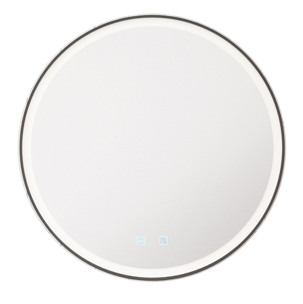 Image of Light Tech Mirrors Grayson Round Illuminated LED Mirror With 3000lm LED Light 600mm x 600mm 