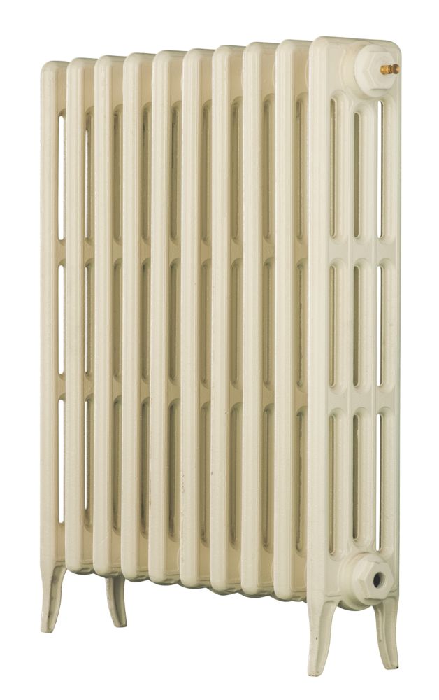 Image of Arroll Neo-Classic 4-Column Cast Iron Radiator 760mm x 754mm Cream 3719BTU 