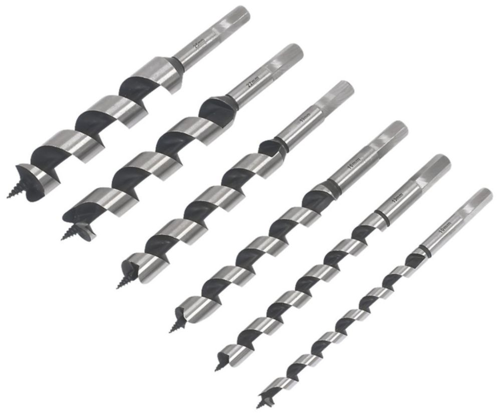 Image of Erbauer Auger Drill Bit Set 6 Pcs 