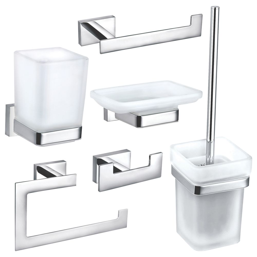 Image of Aqualux York Bathroom 6 Piece Set 