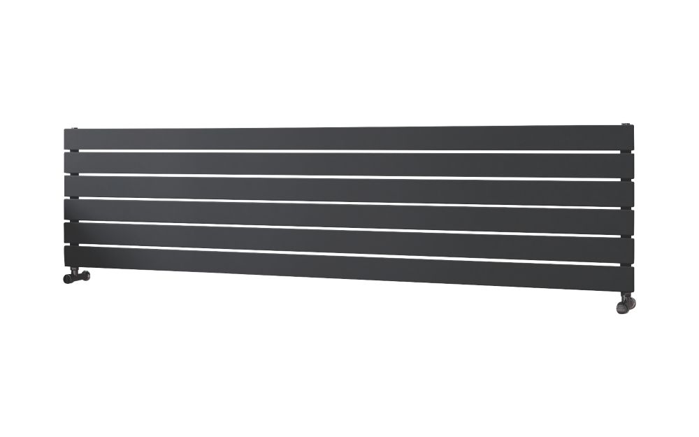 Image of Ximax Oceanus Designer Radiator 445mm x 1800mm Anthracite 3017BTU 