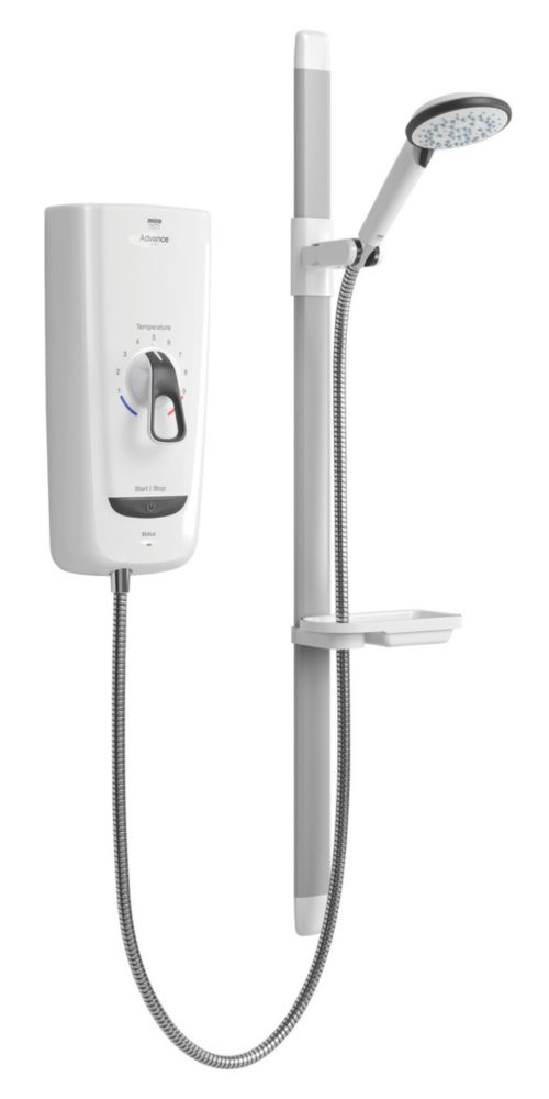 Image of Mira Advance Flex White 8.7kW Thermostatic Electric Shower 