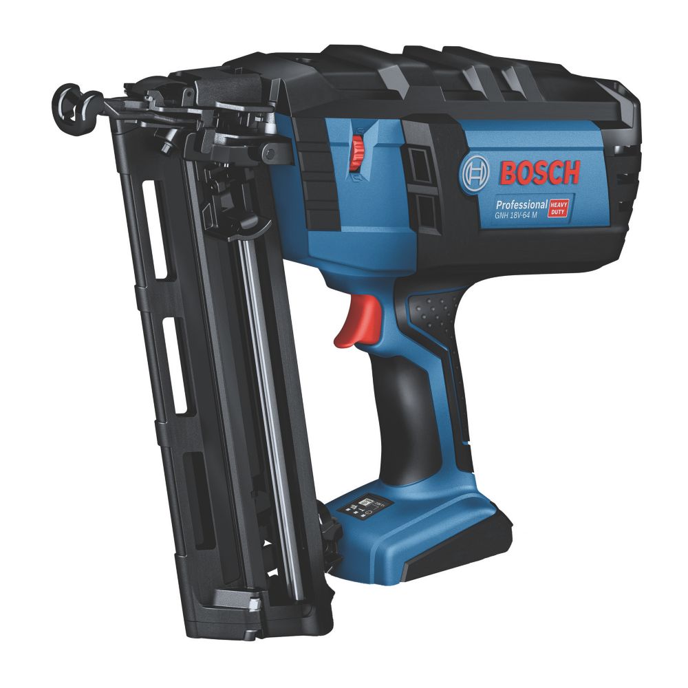 Image of Bosch GNH 18V-64 M 64mm 18V Li-Ion Coolpack Second Fix Cordless Nail Gun - Bare 