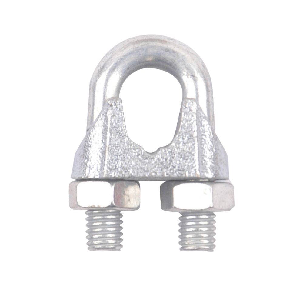 Image of Diall M6 Rope Clips Zinc-Plated 10 Pack 