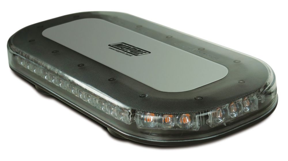 Image of Maypole Amber Magnetic LED Beacon Lightbar 42 x 3W 47mm 