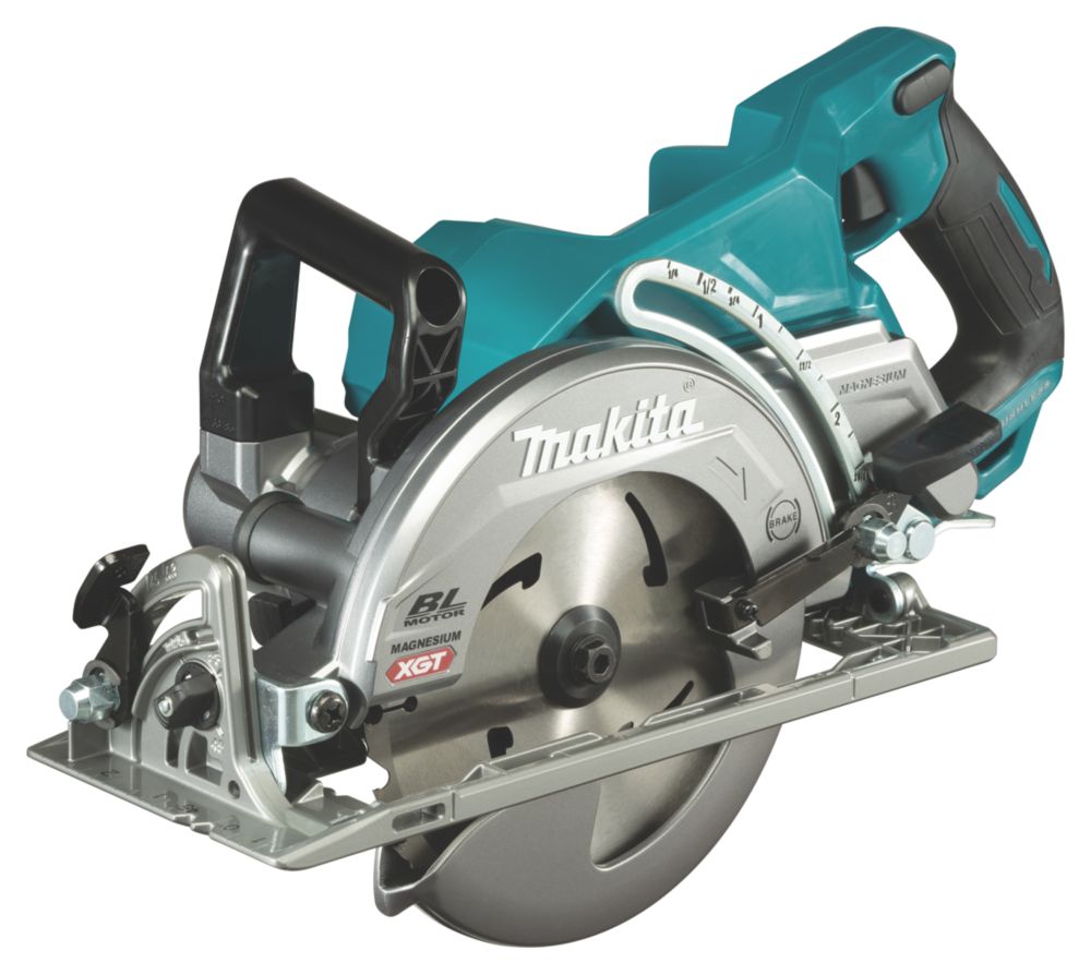 Image of Makita RS001GZ 185mm 40V Li-Ion XGT Brushless Cordless Rear Handled Circular Saw - Bare 