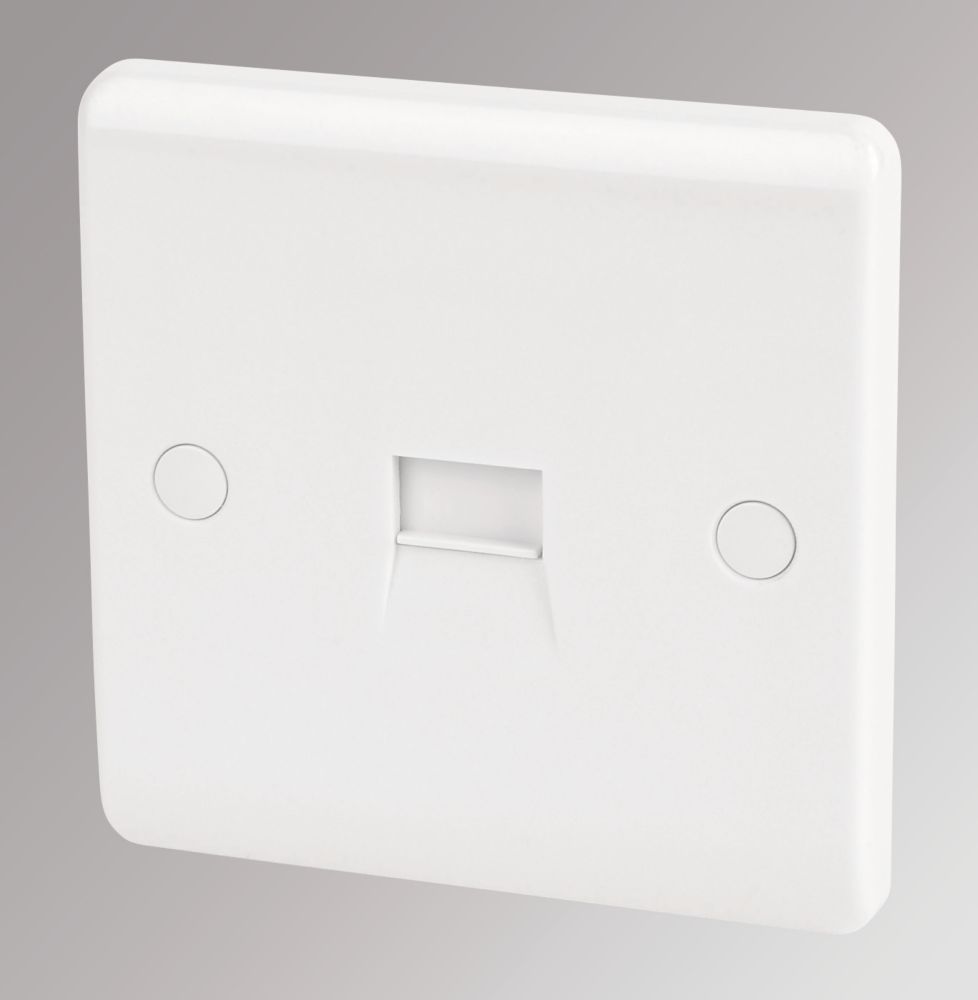 Image of LAP Master Telephone Socket White 