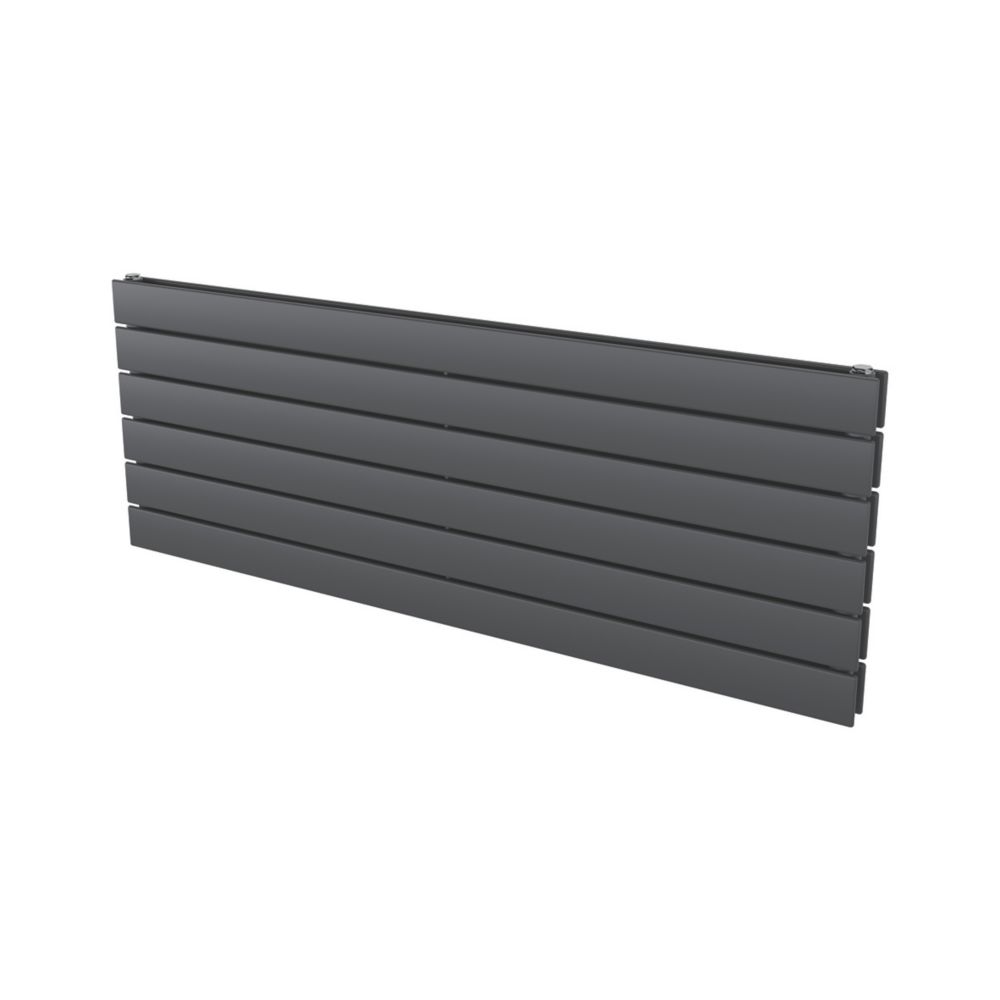 Image of Ximax Oceanus Duplex Horizontal Designer Radiator 445mm x 1200mm Anthracite 3120BTU 