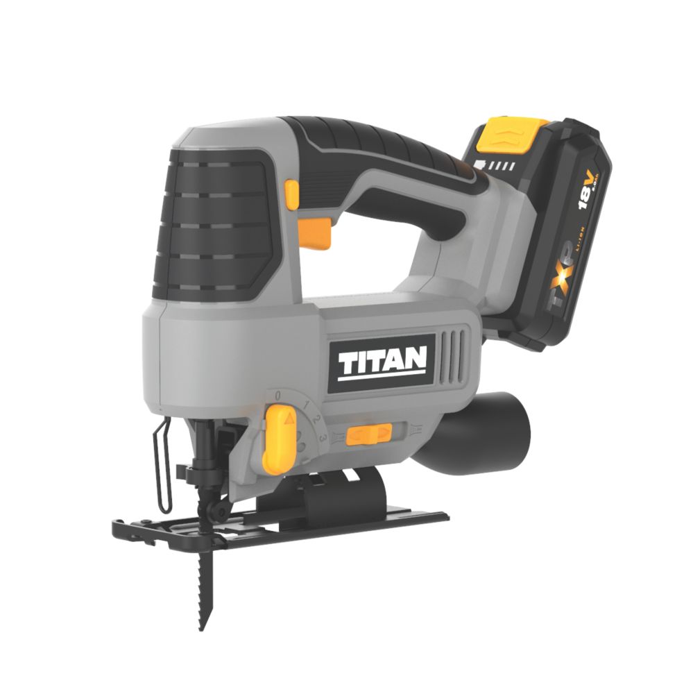 Image of Titan TTI866JSW 18V 1 x 2.0Ah Li-Ion TXP Cordless Jigsaw 