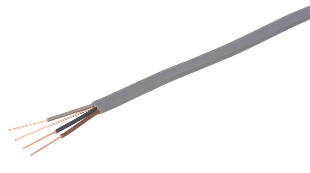 Image of Prysmian 6243YH Grey 1mmÂ² 3-Core & Earth Cable 50m Drum 