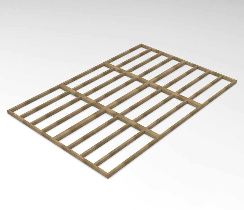 Image of Forest 14' 6" x 10' Timber Shed Base 