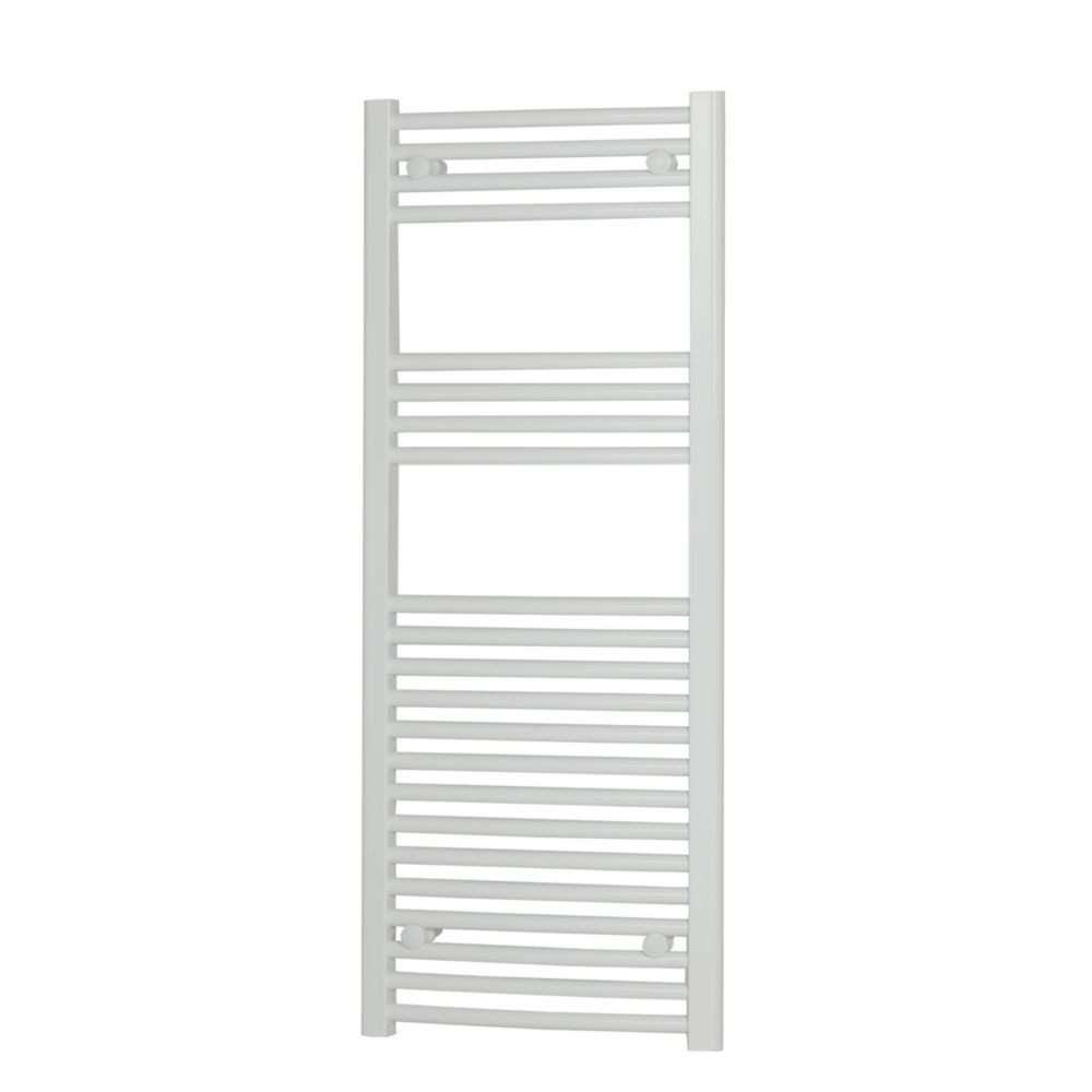 Image of Flomasta Curved Towel Radiator 1200mm x 450mm White 1655BTU 