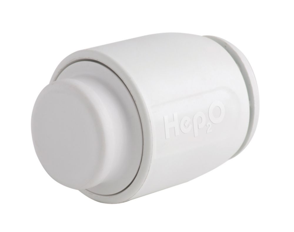 Image of Hep2O Plastic Push-Fit Stop End 22mm 