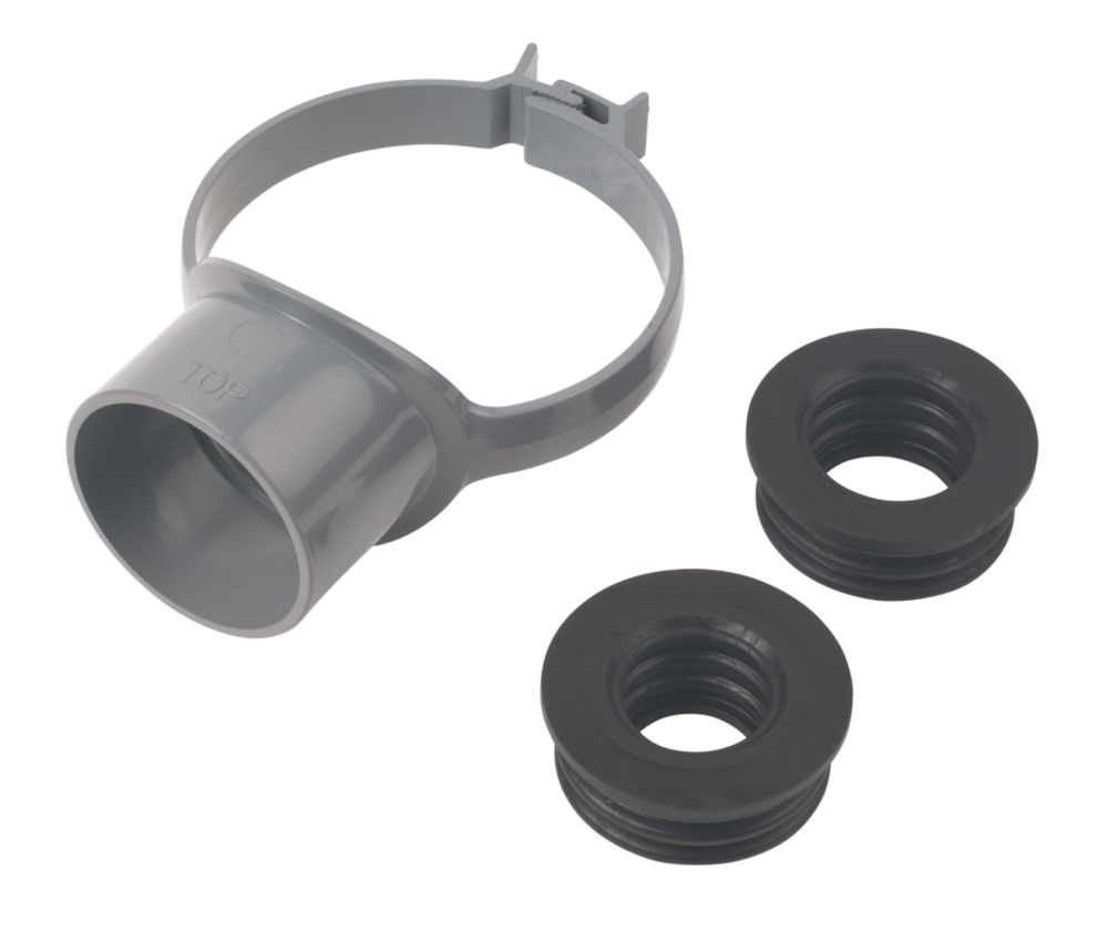 Image of FloPlast Strap Boss Grey 110mm 