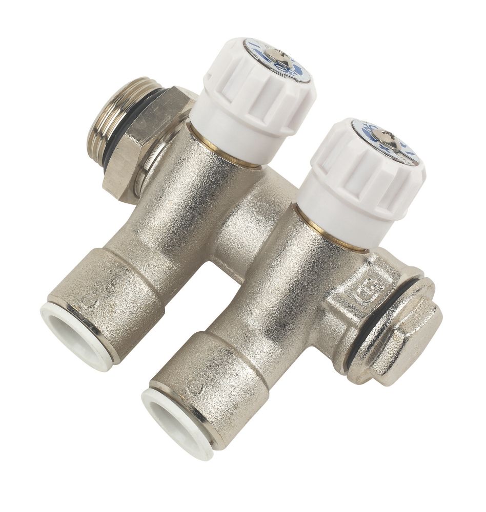 Image of JG Speedfit 2 Port Modular Manifold Silver 