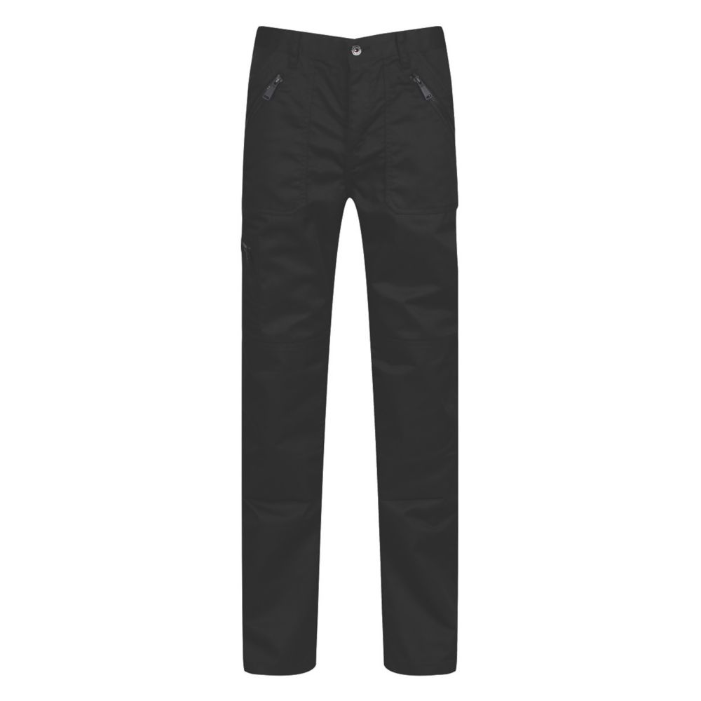 Image of Regatta Pro Action Trousers Black 28" W 29" L 