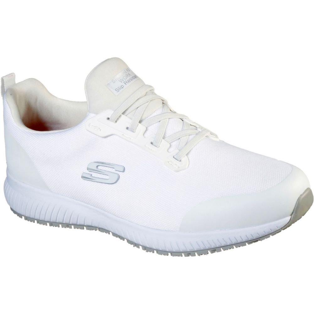 Image of Skechers Squad SR Myton Metal Free Non Safety Shoes White Size 11 