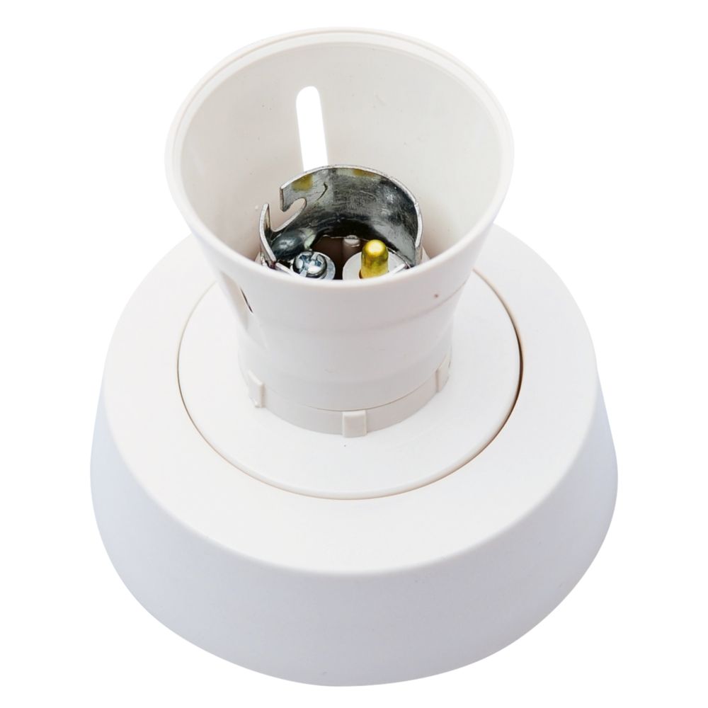 Image of British General Straight HO Batten Lamp Holder Light Fitting BC 3" 