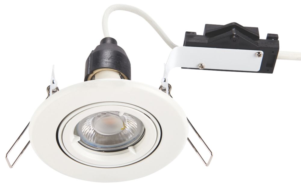Image of LAP Cast Tilt Downlight Matt White 