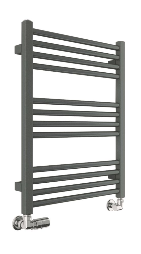 Image of Terma Fiona Towel Rail 660mm x 500mm Sparkling Grey 985BTU 