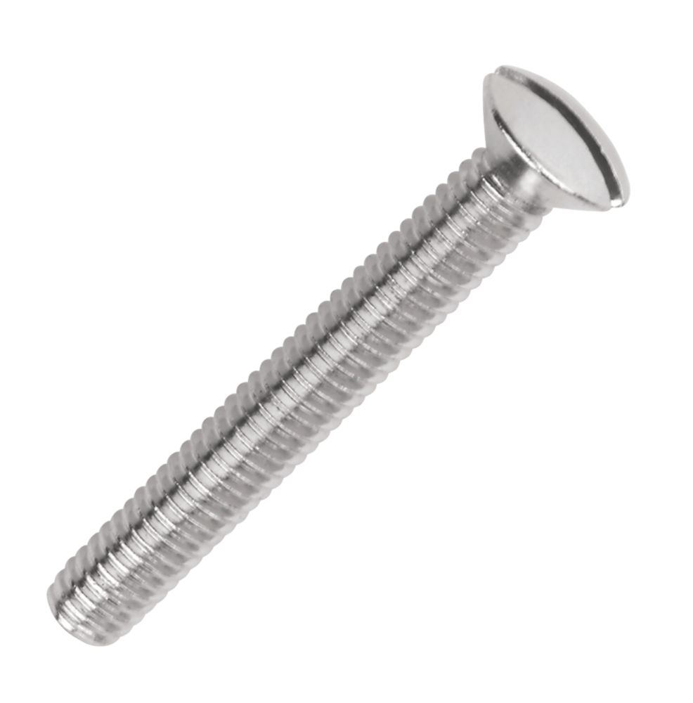 Image of Easydrive Slotted Raised Electrical Screws M3.5 x 40mm 50 Pack 