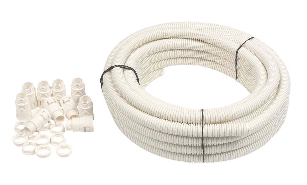 Image of Adaptaflex Flexible Conduit 20mm x 10m White 