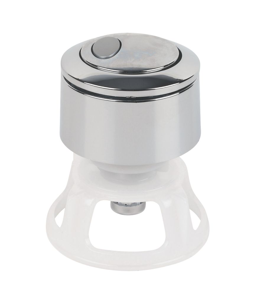 Image of Fluidmaster Dual-Flush Replacement Button Chrome 