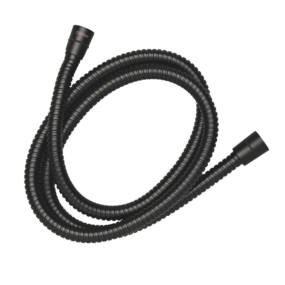 Image of Triton Shower Hose Black 10mm x 1.25m 