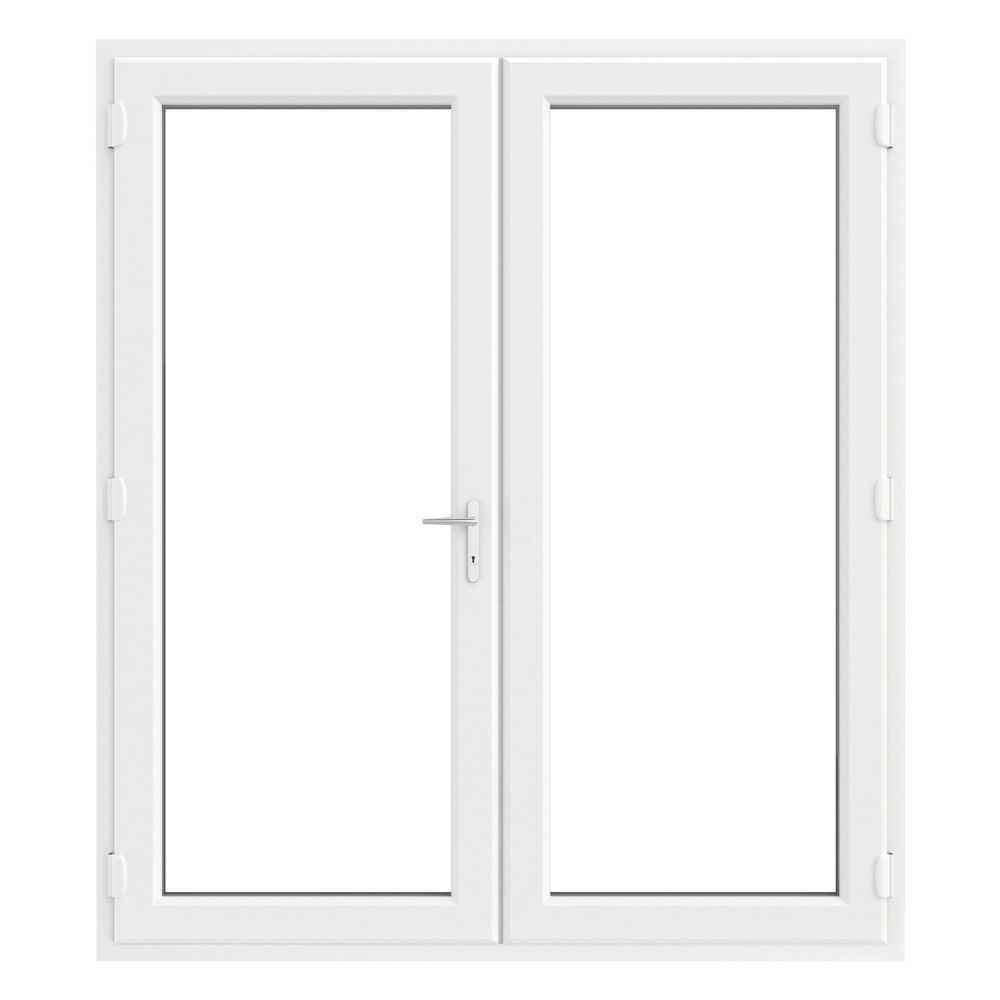 Image of Crystal White uPVC French Door Set 2090mm x 1690mm 