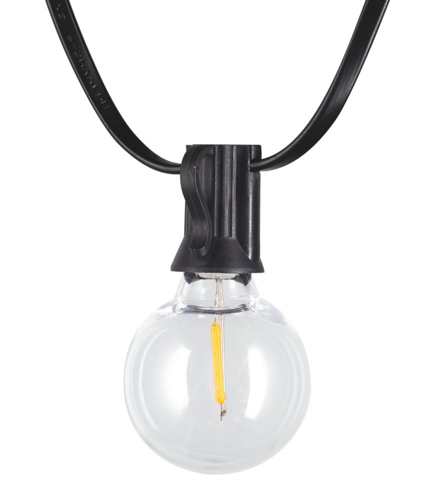 Image of TCP 10m Indoor & Outdoor LED Filament Festoon Lights 8W 