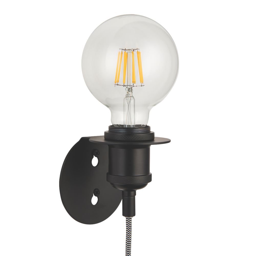 Image of Quay Design Amos Wall Light Matt Black 