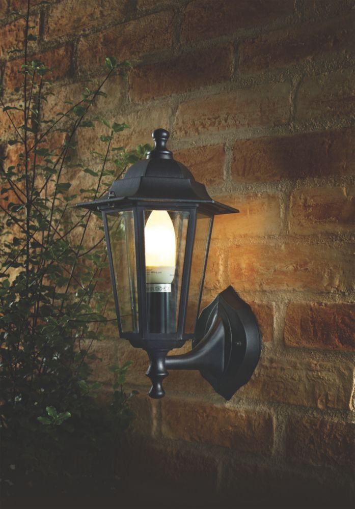 Image of Coach Outdoor Lantern Wall Light Black 