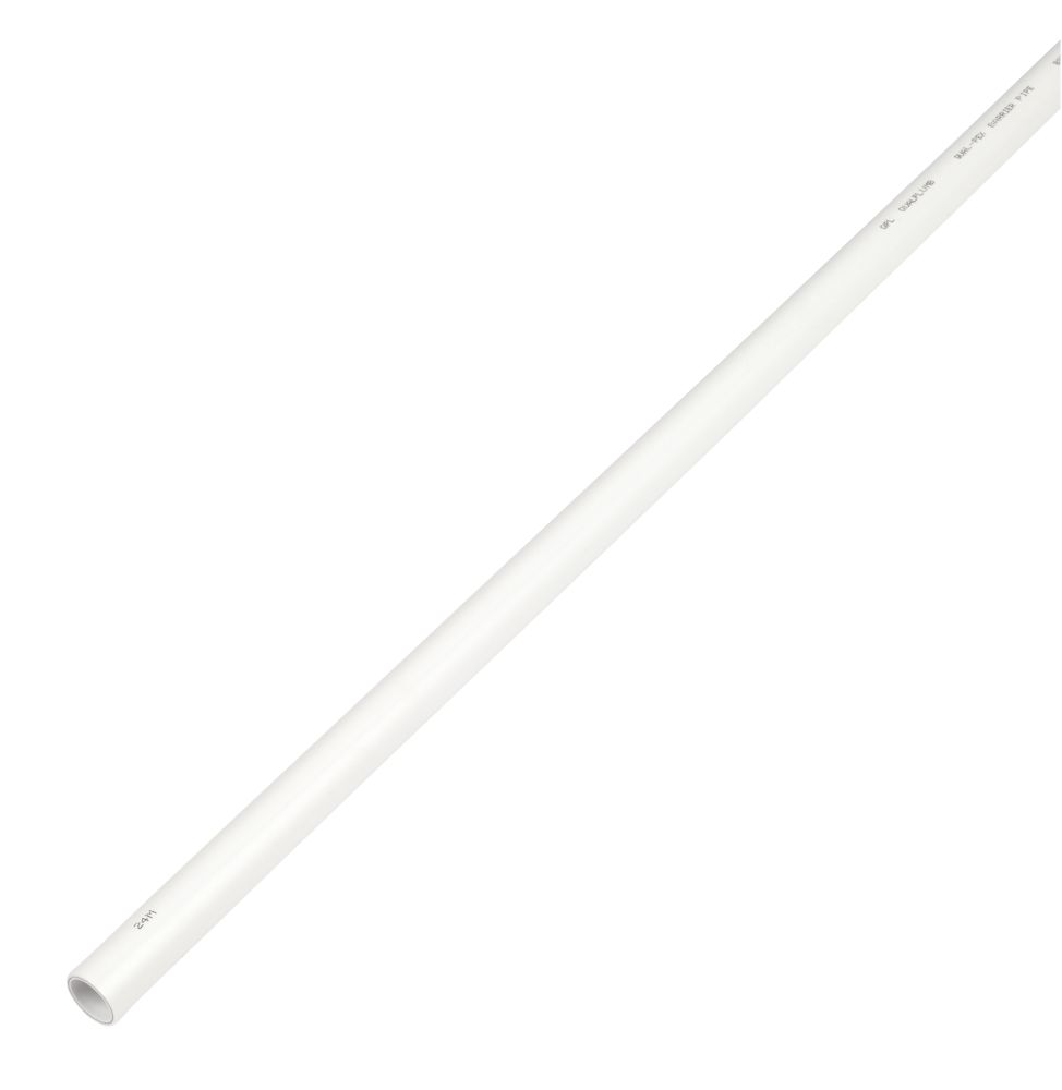 Image of FloPlast PE-X Pipe - White 22mm x 2m White 